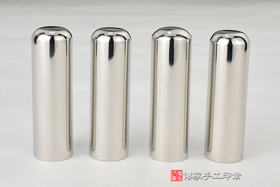 傳家手工印章實際成品:頂級銀色不鏽鋼:開運印章、個人印章5 傳家手工印章實際成品:頂級銀色不鏽鋼:開運印章、個人印章5