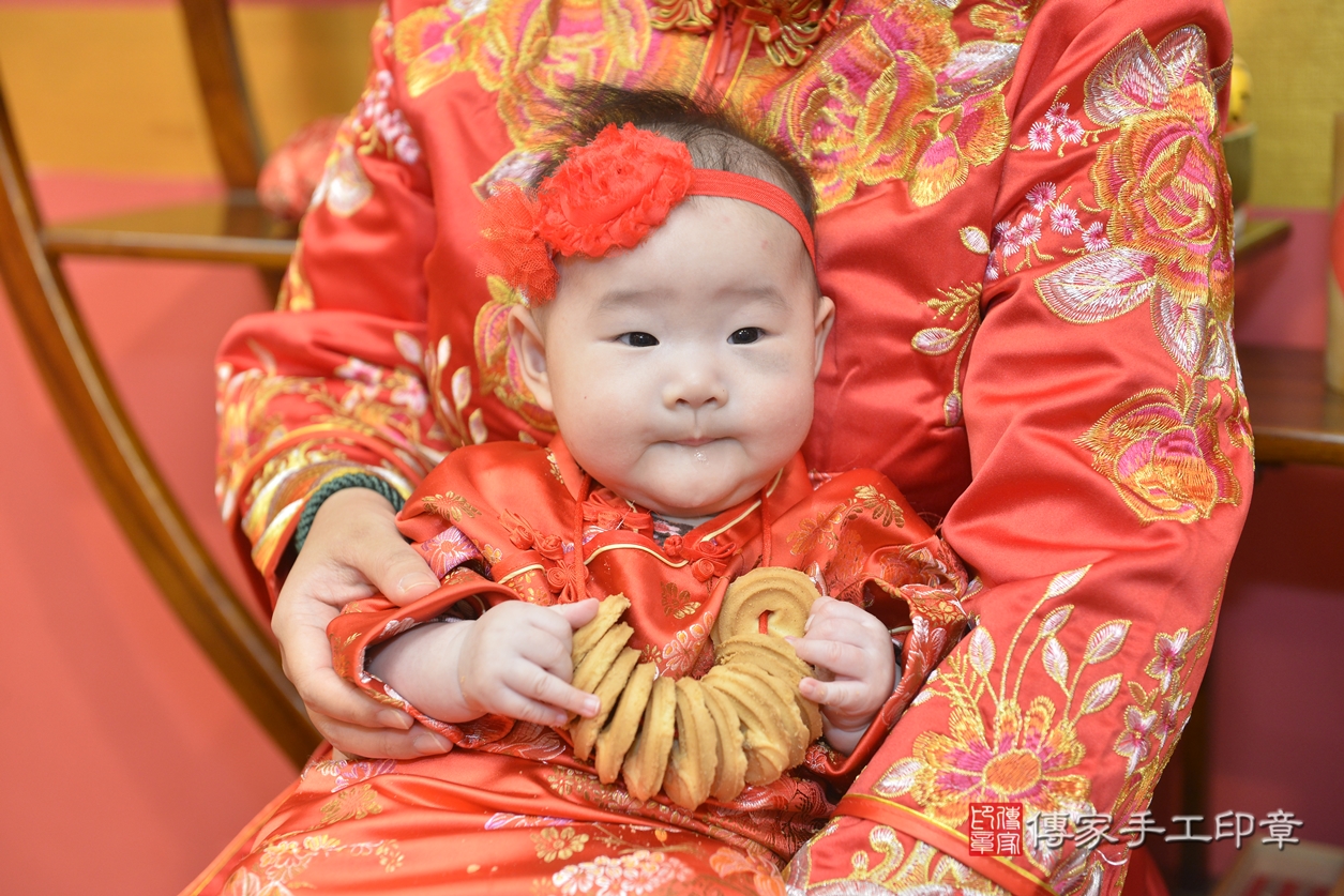 新北市永和區劉寶寶古禮收涎祝福活動。2022.02.19 照片15