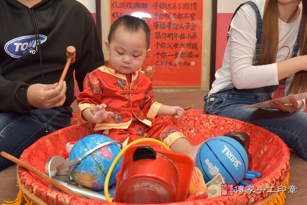 台中市北區陳寶寶古禮抓周祝福活動。2022.02.17 照片18