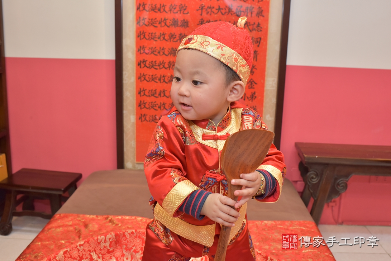 台中市北區蕭寶寶古禮抓周祝福活動。2022.02.13 照片2