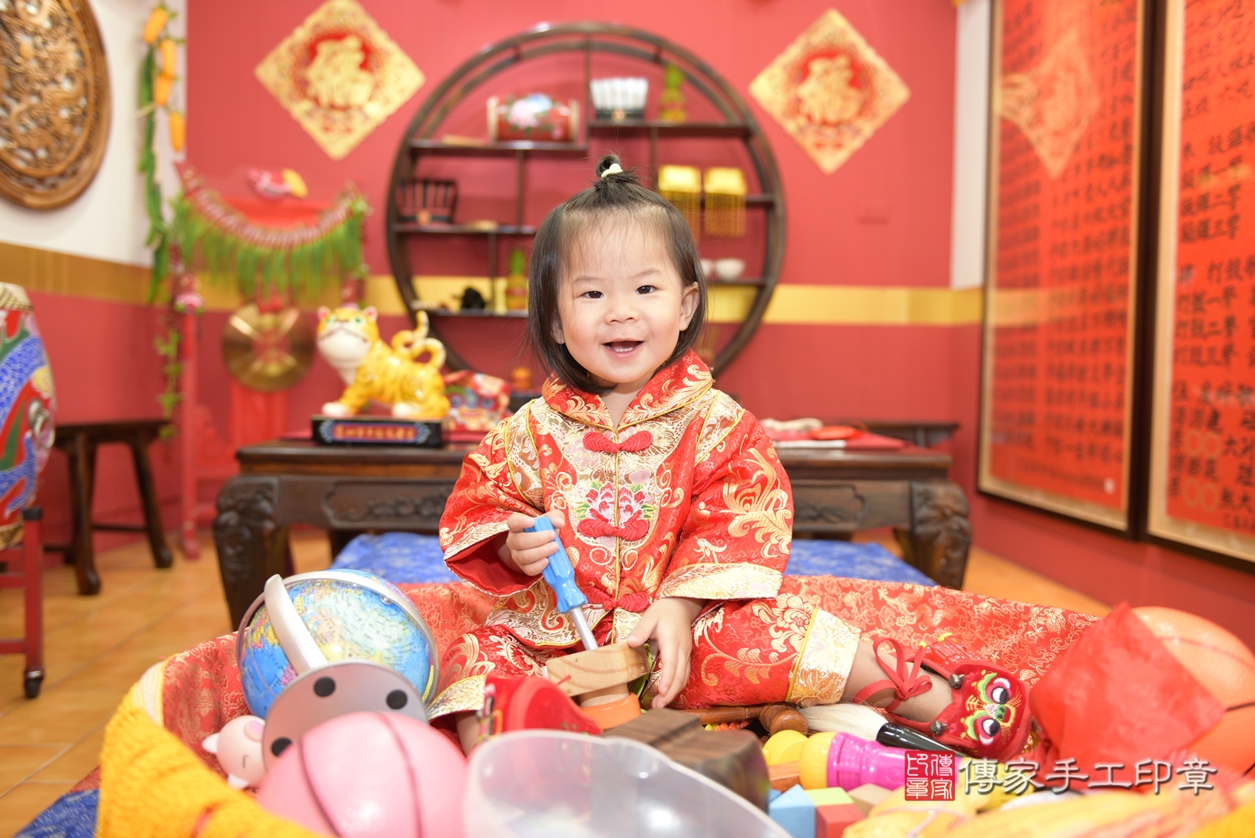 桃園市八德區郭寶寶古禮抓周祝福活動。2021.10.12 照片1
