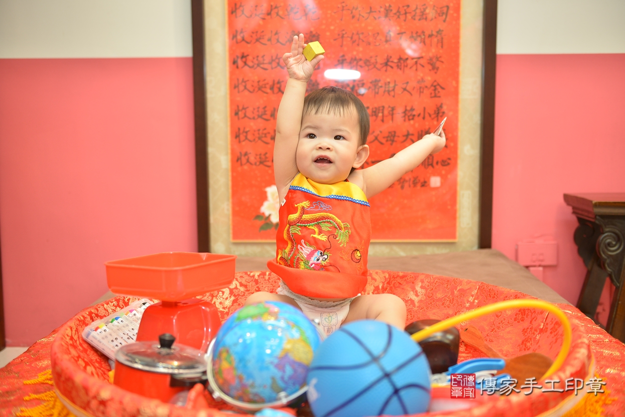 台中市北區黃寶寶古禮抓周祝福活動。2022.03.27 照片16