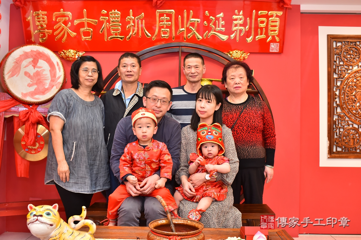台中市北區張寶寶古禮抓周祝福活動。2022.01.25 照片17