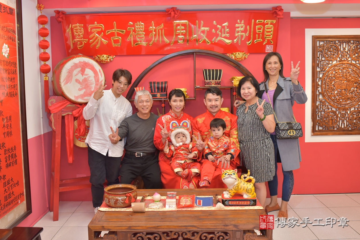台中市北區朱寶寶古禮抓周祝福活動。2021.11.21 照片8