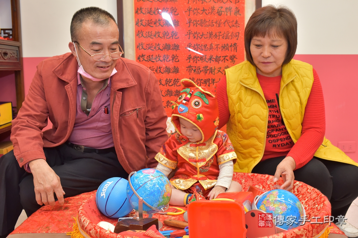 台中市北區吳寶寶古禮抓周祝福活動。2022.01.19 照片3