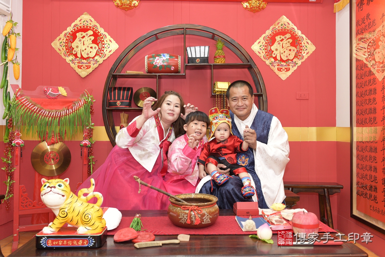 桃園市八德區李寶寶古禮抓周祝福活動。2021.10.02 照片10