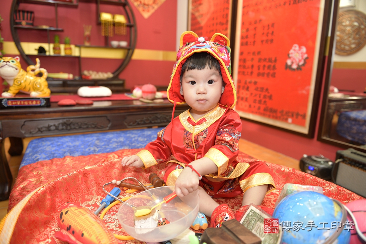 桃園市八德區張寶寶古禮抓周祝福活動。2021.10.03 照片2