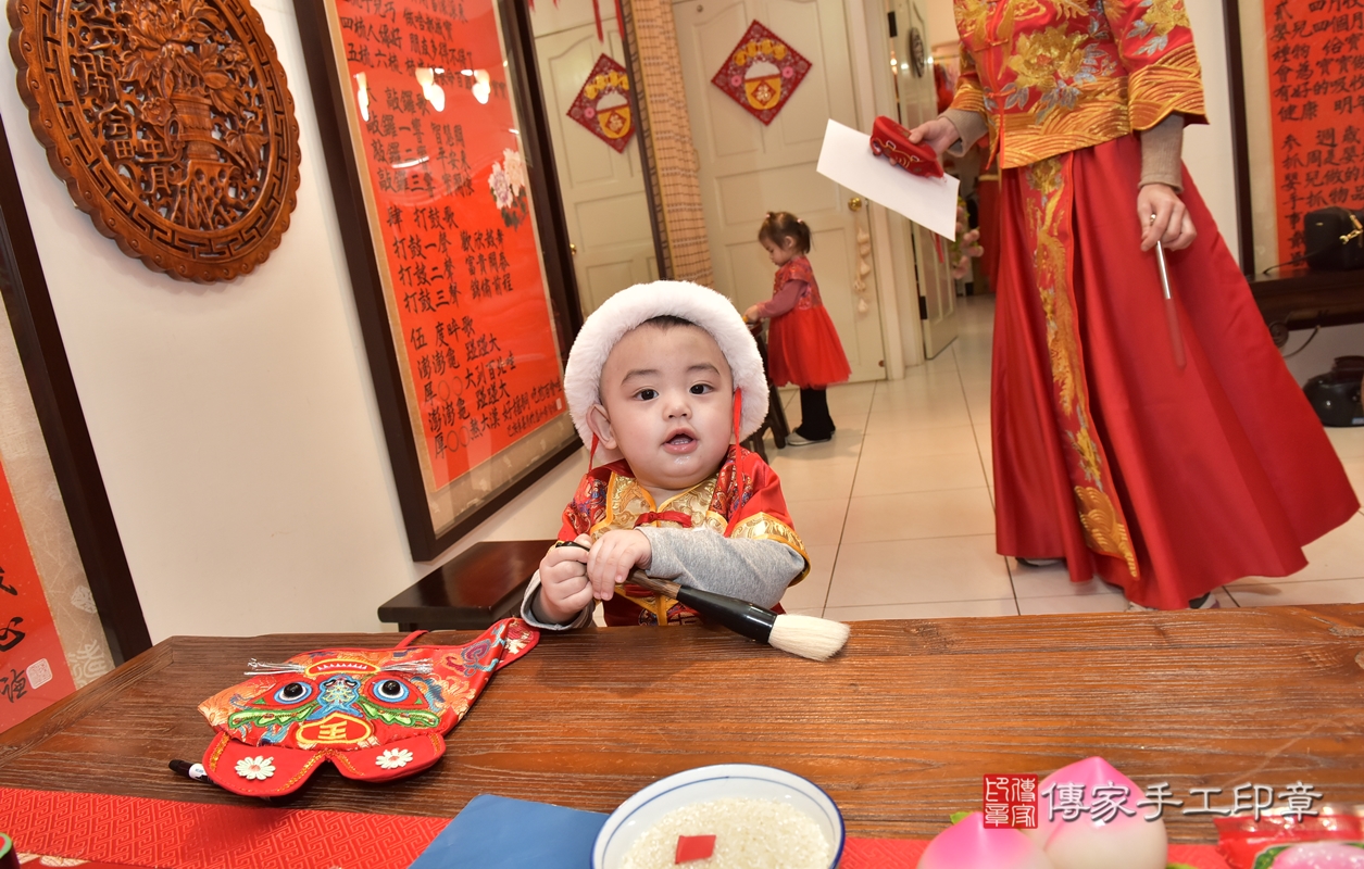 新竹市香山區葉寶寶古禮抓周祝福活動。2022.01.20 照片1