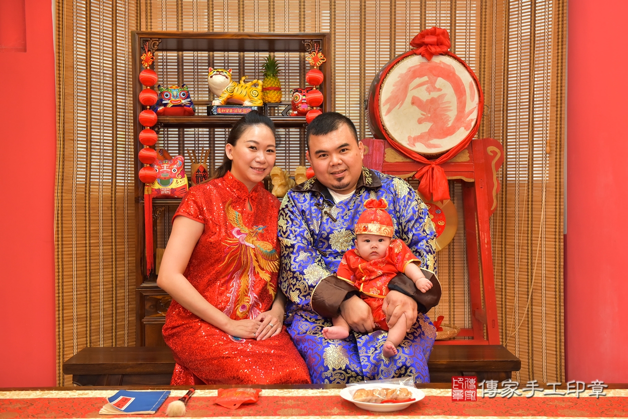 高雄市鳳山區蕭寶寶古禮收涎祝福活動。2022.05.23 照片6
