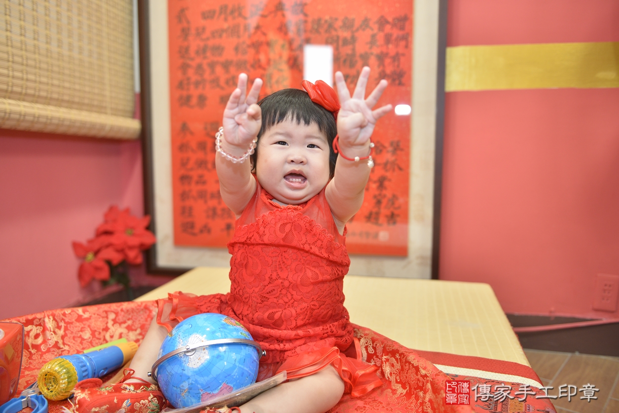 新北市永和區陳寶寶古禮來店抓周祝福活動。2022.07.03 照片1