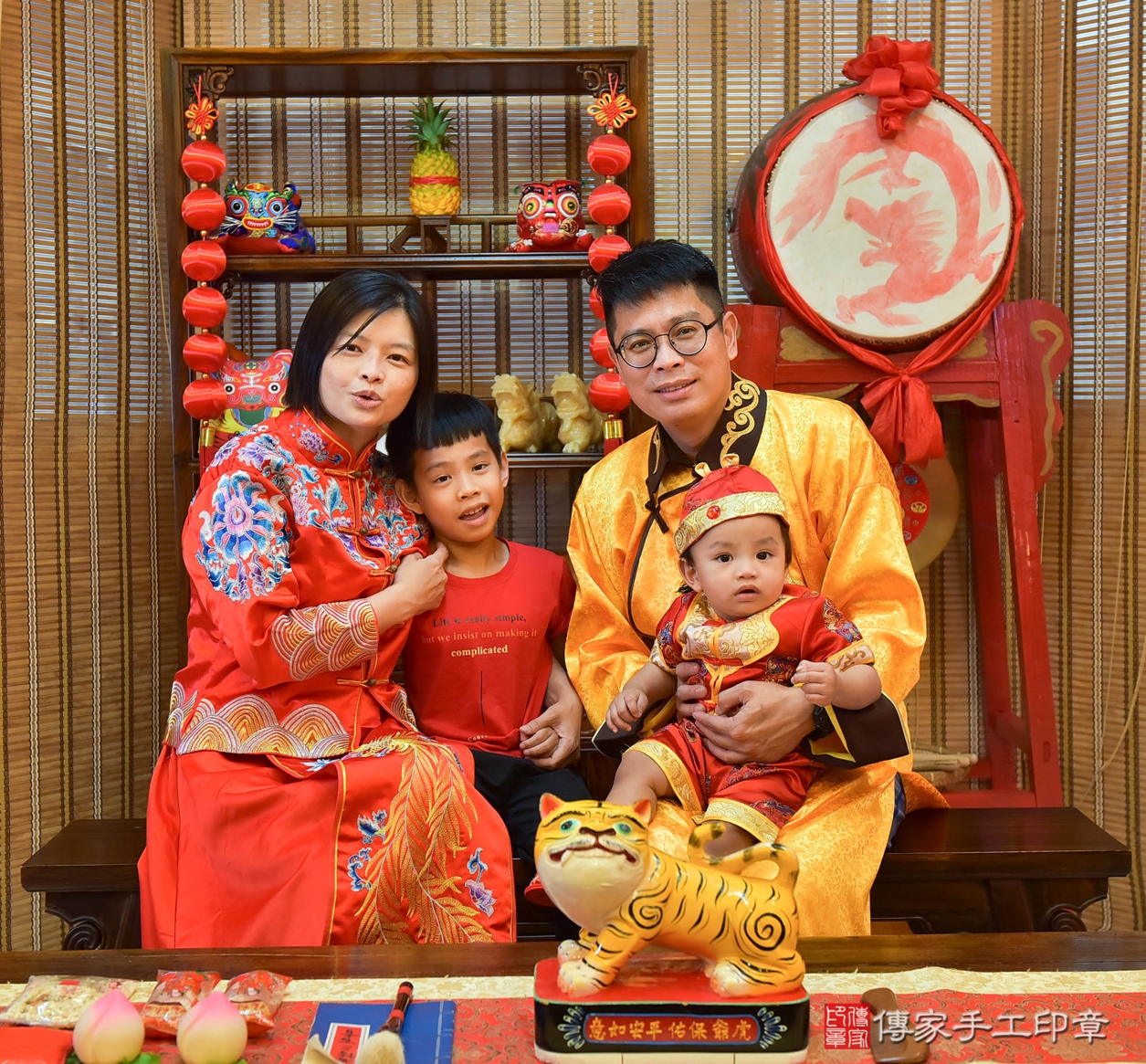 高雄市鳳山區黃寶寶古禮抓周祝福活動。2022.04.23 照片6
