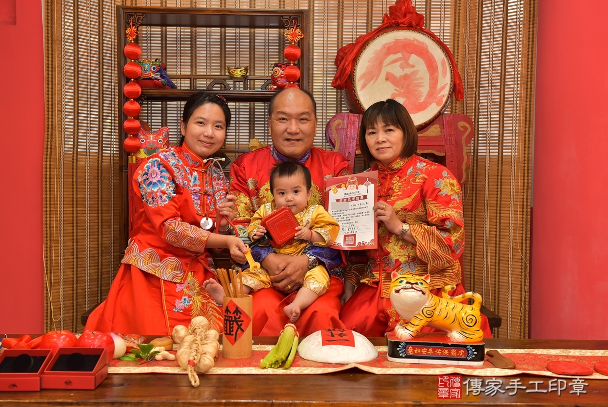 高雄市鳳山區靳寶寶古禮抓周祝福活動。2022.06.13 照片3