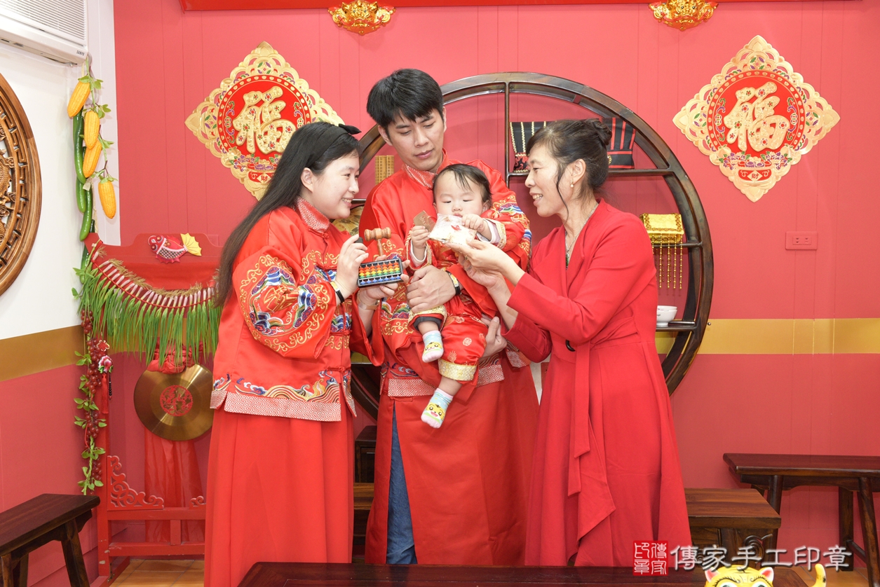 桃園市八德區李寶寶古禮抓周祝福活動。2022.02.11 照片8