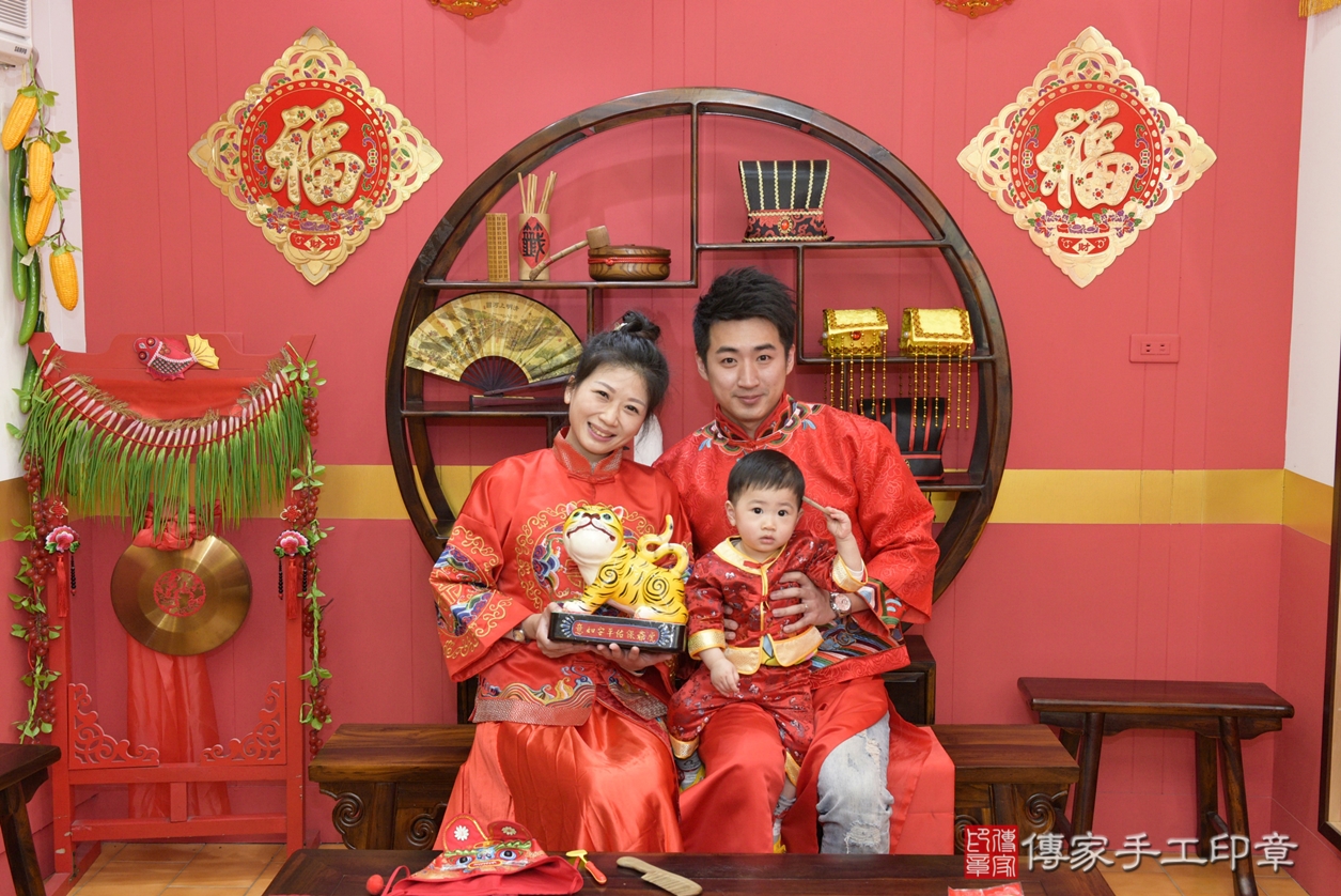 桃園市八德區李寶寶古禮抓周祝福活動。2022.01.11 照片5