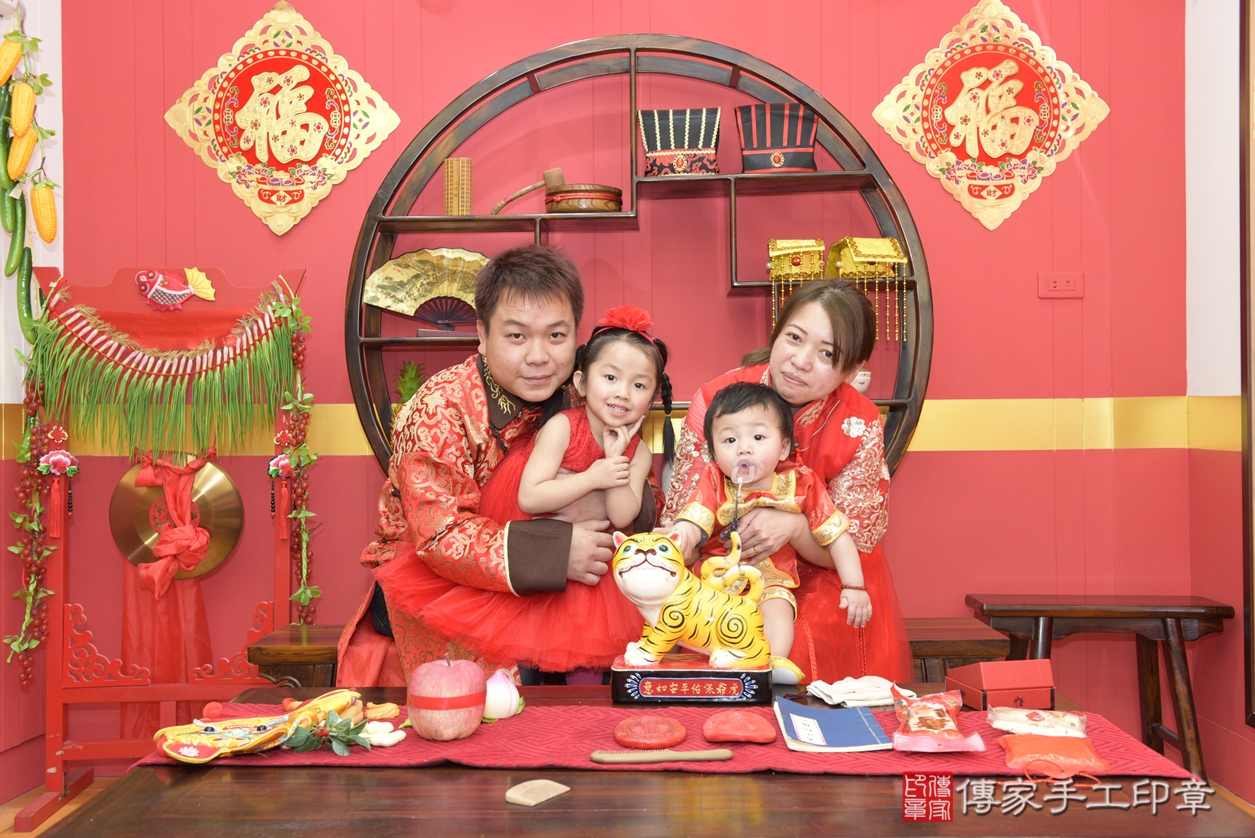 桃園市八德區邱寶寶古禮抓周祝福活動。2022.02.27 照片4