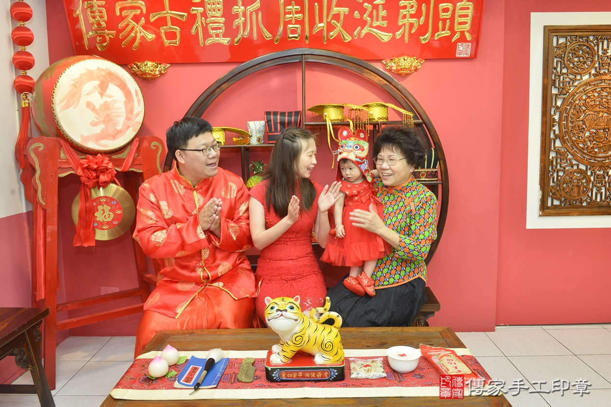 台中市北區張寶寶古禮抓周祝福活動。2022.12.13 照片6