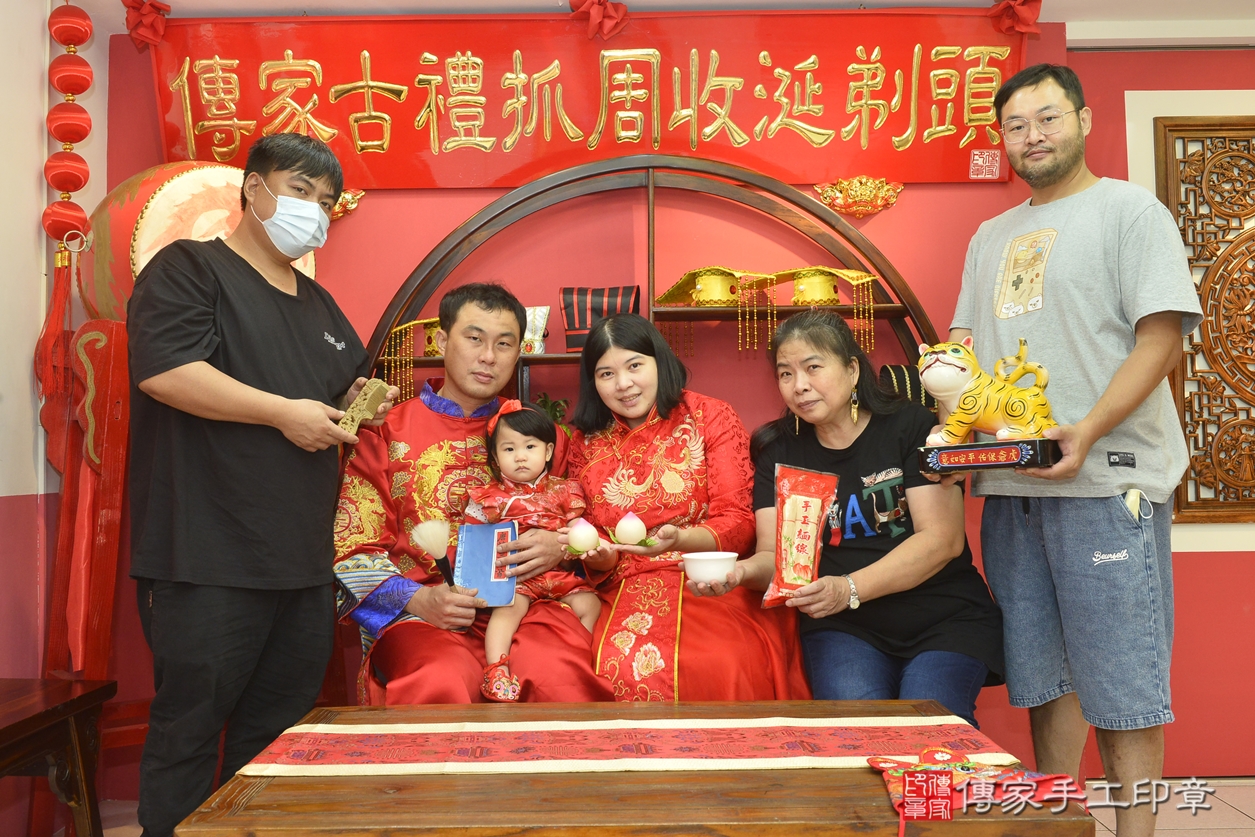 台中市北區莊寶寶古禮抓周祝福活動。2022.12.14 照片8