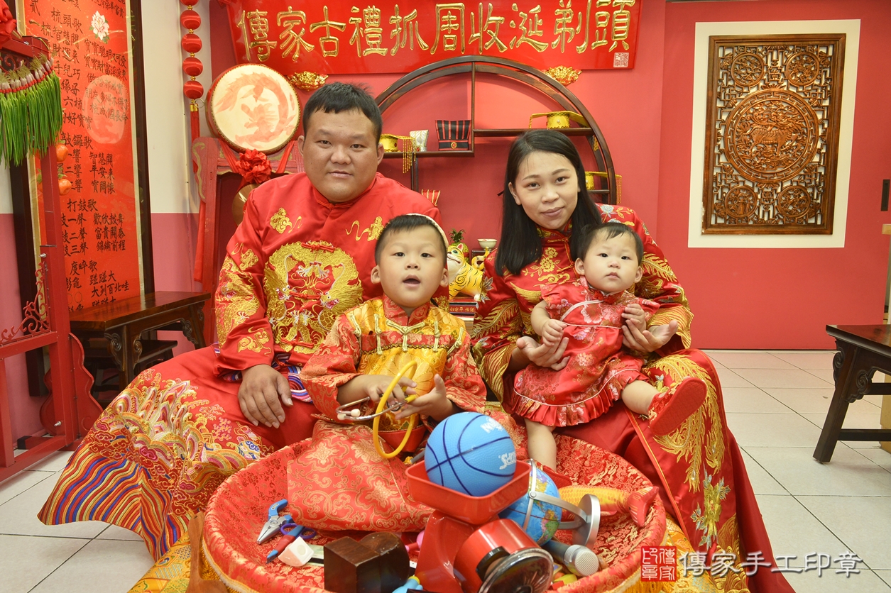 台中市北區曾寶寶古禮抓周祝福活動。2022.12.15 照片4