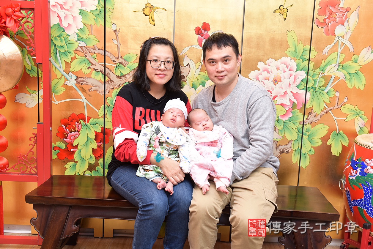 剃頭，台北剃頭，羅(龍鳳胎)寶寶剃頭2023.2.16剃頭，照片2