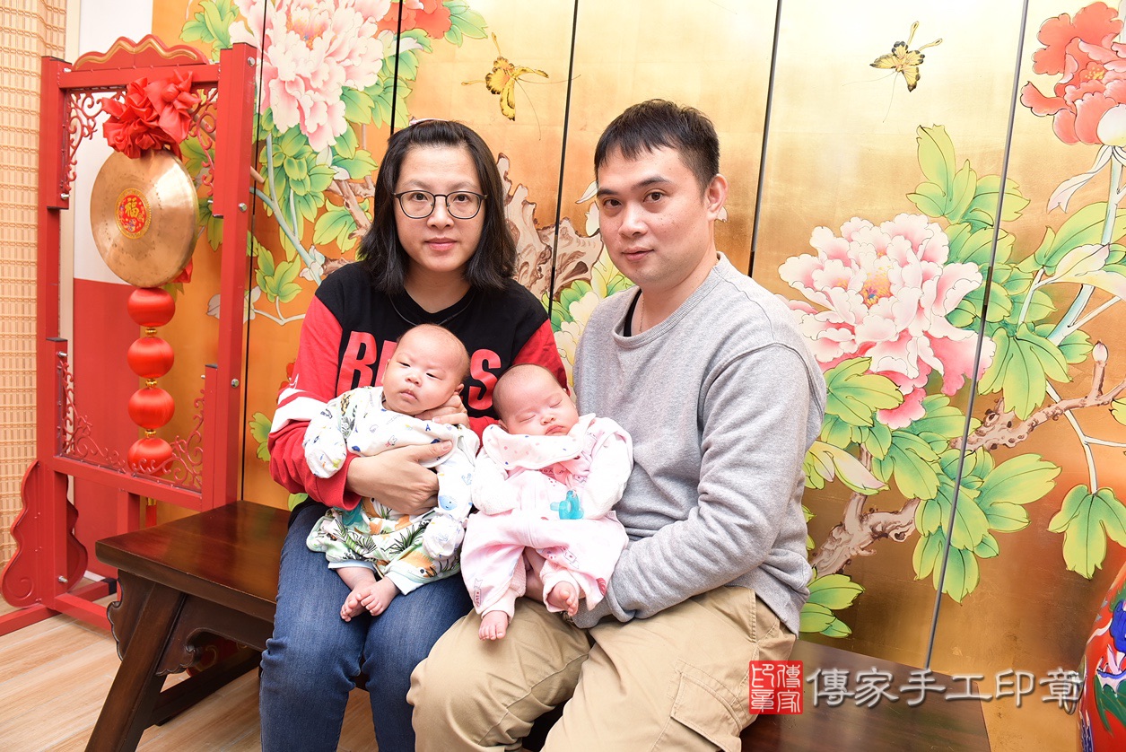 剃頭，台北剃頭，羅(龍鳳胎)寶寶剃頭2023.2.16剃頭，照片4