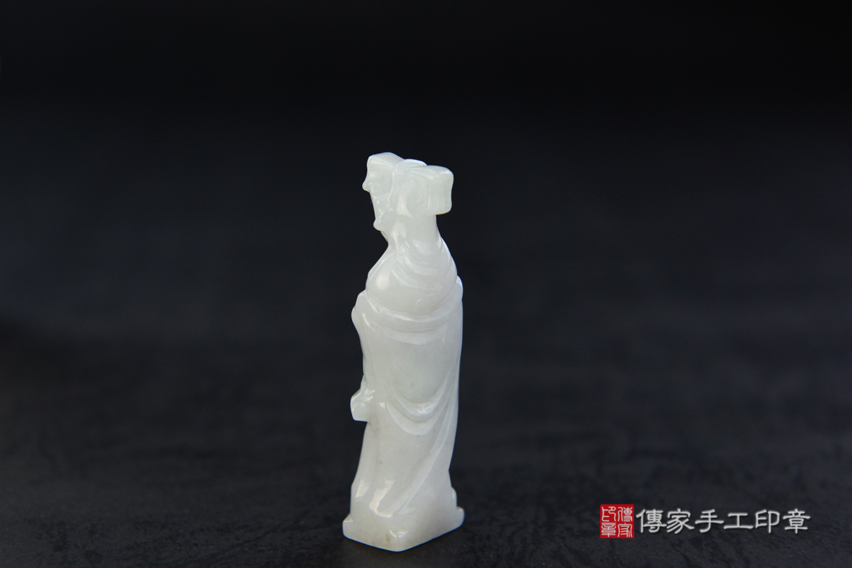 -雍容典雅-翡翠觀音緬甸玉印章-傳家手工印章 高雄店112.10.9 -雍容典雅-翡翠觀音緬甸玉印章-傳家手工印章 高雄店112.10.9