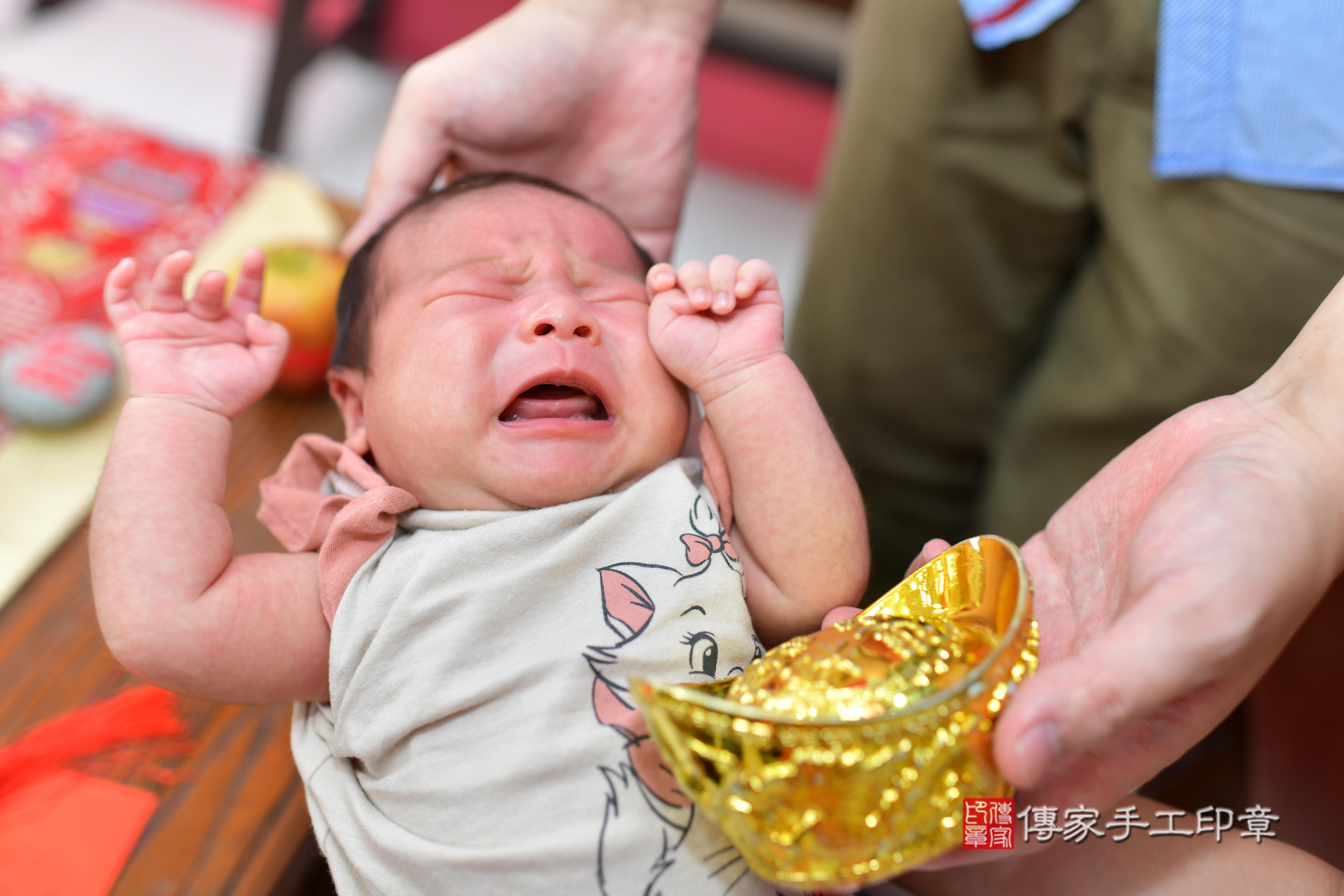 籃寶寶(台中市北區來店嬰兒籃寶寶滿月剃頭理髮、到府嬰兒剃胎毛儀式吉祥話)。來店剃頭剃胎毛主持、專業拍照、證書。★購買「臍帶章、肚臍章、胎毛筆刷印章」贈送：剃頭、收涎、抓周，三選一。2023.10.11