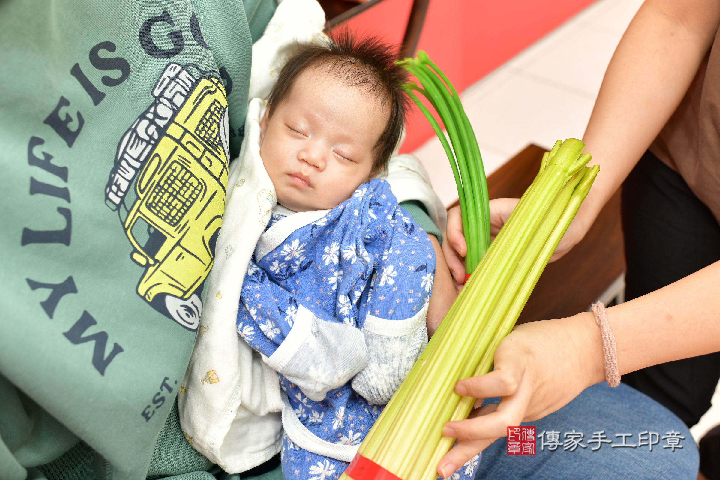 陳寶寶(台中市北區嬰兒寶寶滿月剃頭理髮、嬰兒剃胎毛儀式吉祥話)。中國風會場，爸媽寶貝穿「日中韓」古裝禮服。專業拍照、證書。★購買「臍帶章、肚臍章、胎毛筆刷印章」贈送：剃頭、收涎、抓周，三選一。2024.2.17，照片8