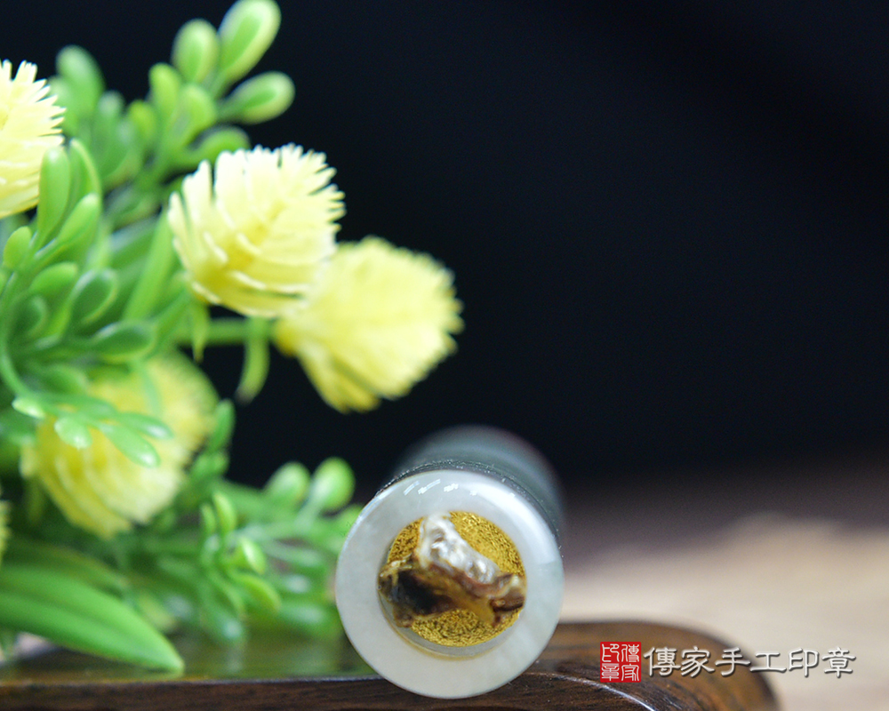 長壽穩重的象徵 綠髮彩玉-傳家手工印章 桃園店 113.4.2 長壽穩重的象徵 綠髮彩玉-傳家手工印章 桃園店 113.4.2