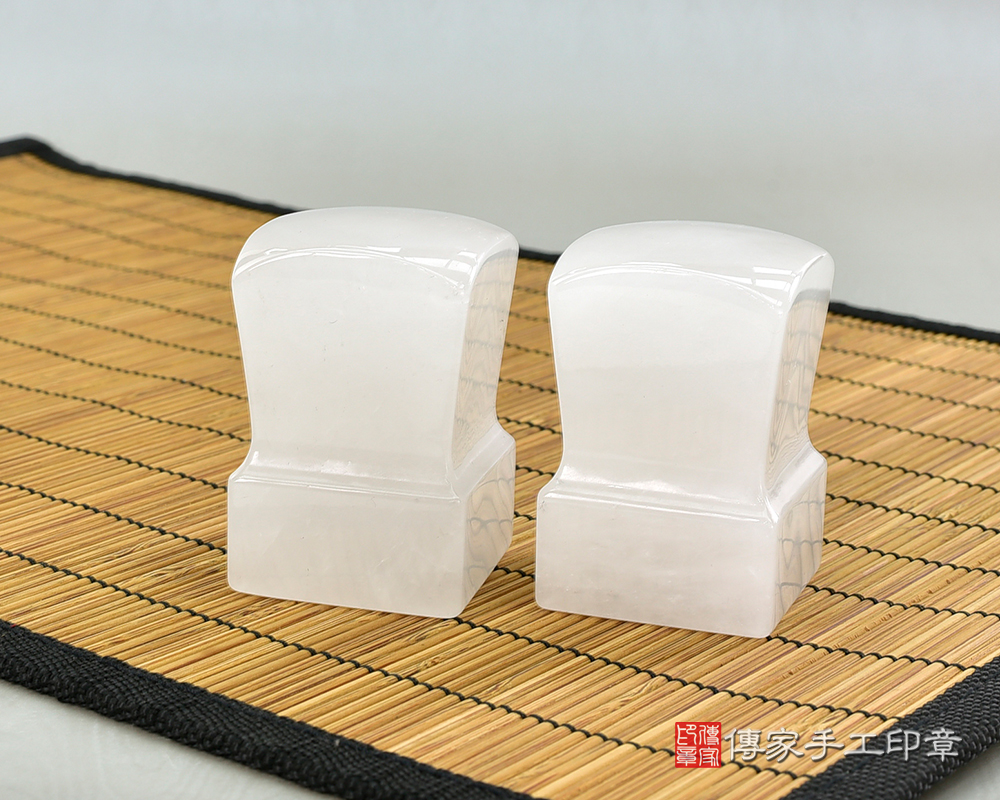 頂級白水晶：廟章、神明印章、大印章