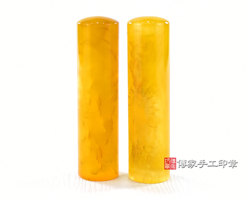 傳家手工印章實際成品:巴西太陽花黃瑪瑙:開運印章、臍帶印章 傳家手工印章實際成品:巴西太陽花黃瑪瑙:開運印章、臍帶印章