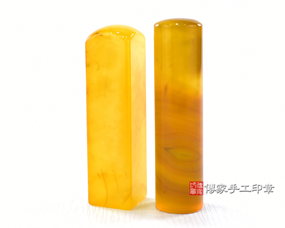 傳家手工印章實際成品:巴西太陽花黃瑪瑙:開運印章、臍帶印章 傳家手工印章實際成品:巴西太陽花黃瑪瑙:開運印章、臍帶印章