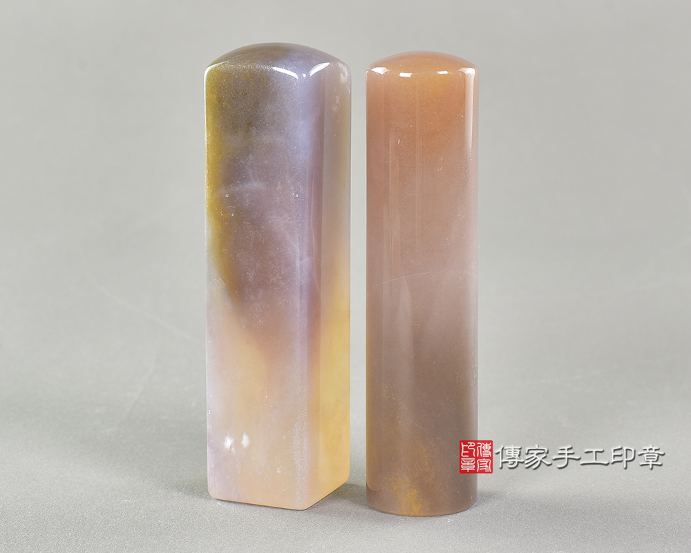 傳家手工印章實際成品:海洋紫羅蘭瑪瑙:開運印章、臍帶印章 傳家手工印章實際成品:海洋紫羅蘭瑪瑙:開運印章、臍帶印章
