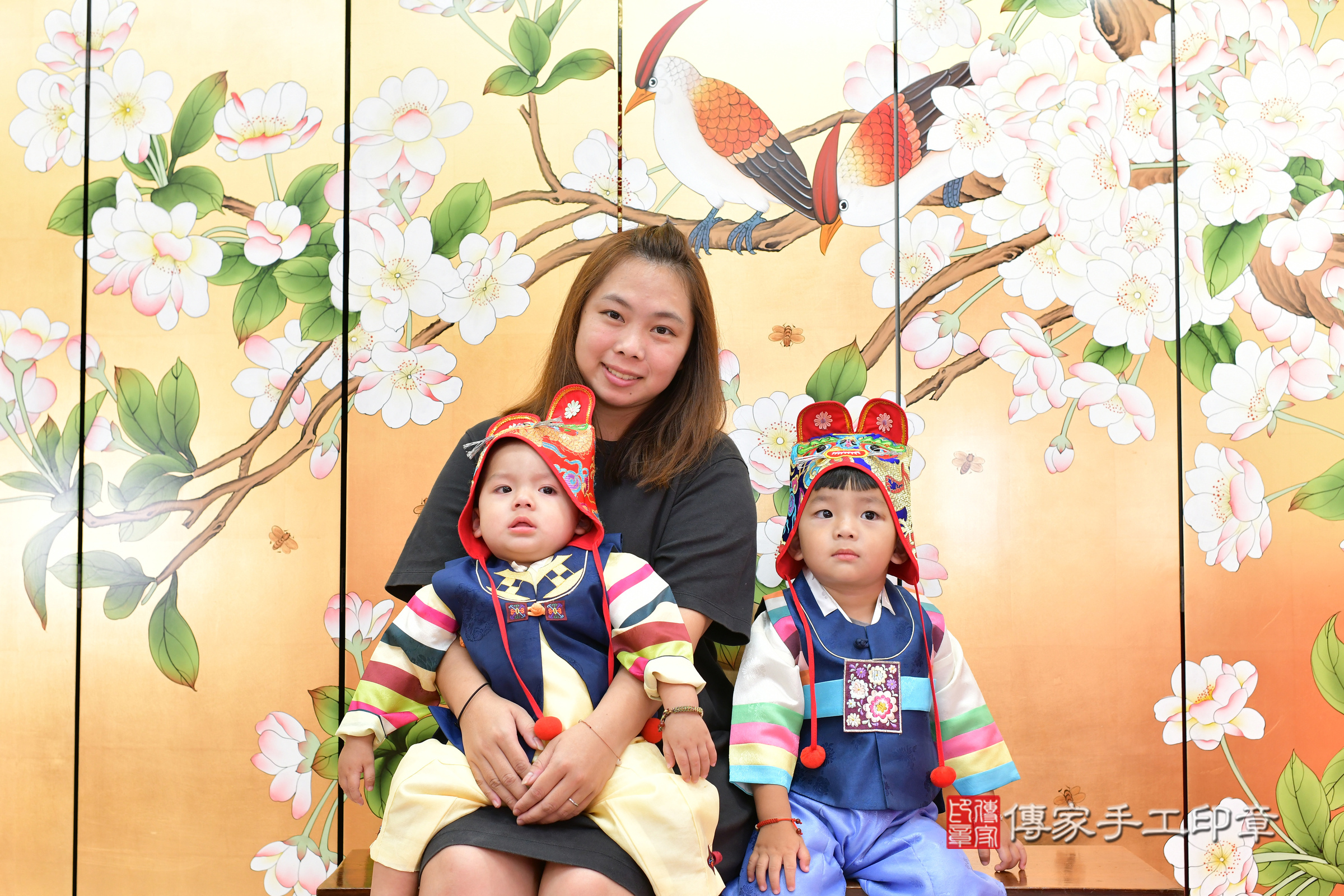 台中市北區小宸寶寶抓周推薦：傳家台中店抓周度脺中國風會場，嬰兒古禮抓周流程儀式吉祥話、抓周道具物品24種、拍照。抓周證書。2024.8.18，照片5