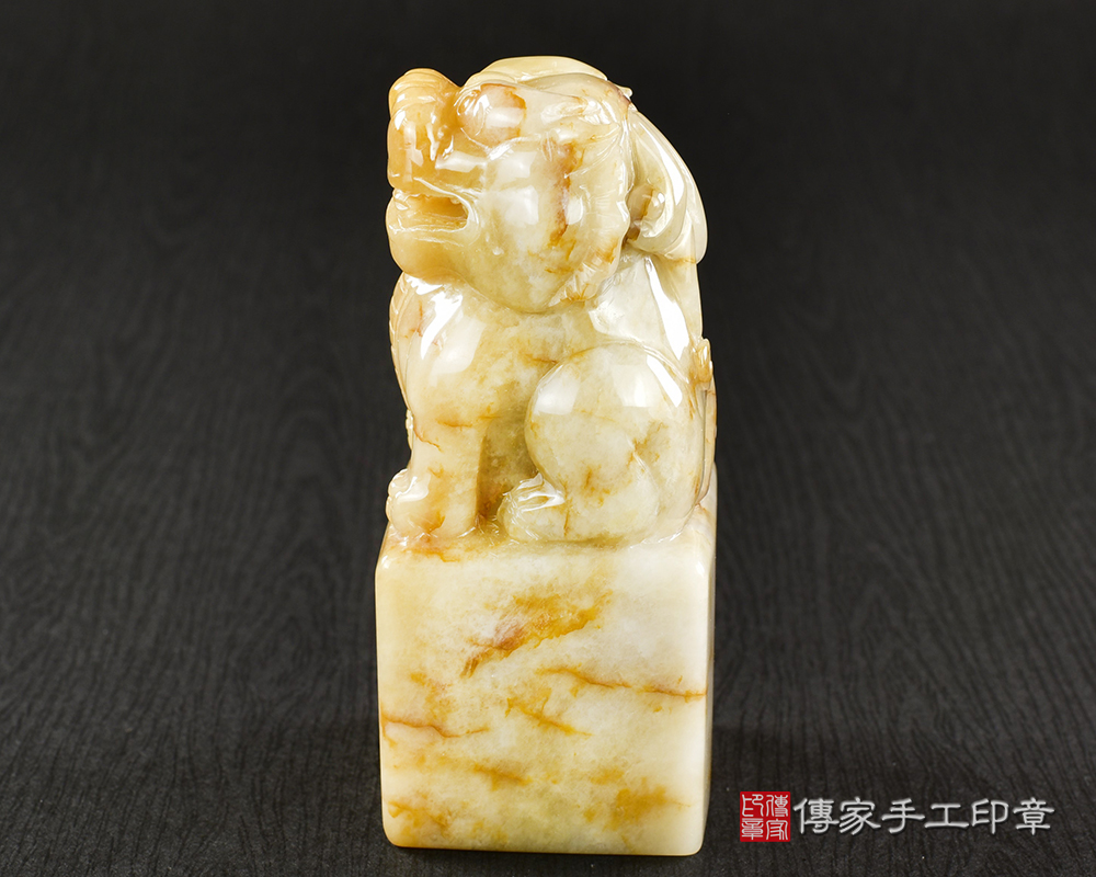 傳家手工印章實際成品:頂級新疆黃玉精雕獅子廟章:廟章、神明印章、大印章 傳家手工印章實際成品:頂級新疆黃玉精雕獅子廟章:廟章、神明印章、大印章