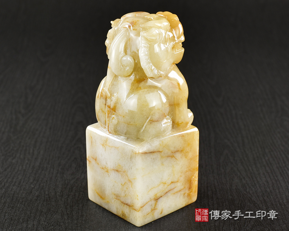 傳家手工印章實際成品:頂級新疆黃玉精雕獅子廟章:廟章、神明印章、大印章 傳家手工印章實際成品:頂級新疆黃玉精雕獅子廟章:廟章、神明印章、大印章