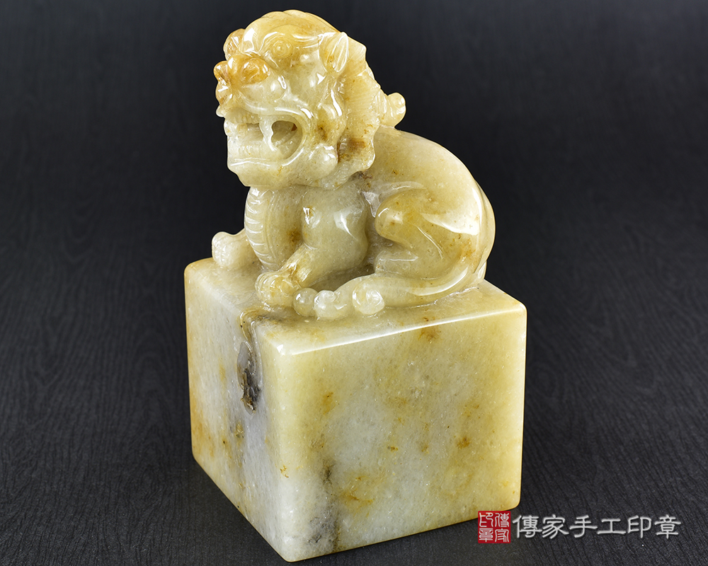 傳家手工印章實際成品:頂級新疆黃玉精雕貔貅廟章:廟章、神明印章、大印章 傳家手工印章實際成品:頂級新疆黃玉精雕貔貅廟章:廟章、神明印章、大印章