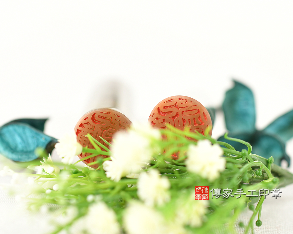~雙倍的愛~ 水草玉臍帶印章 開運印章 傳家手工印章台中店2024.10.22 ~雙倍的愛~ 水草玉臍帶印章 開運印章 傳家手工印章台中店2024.10.22