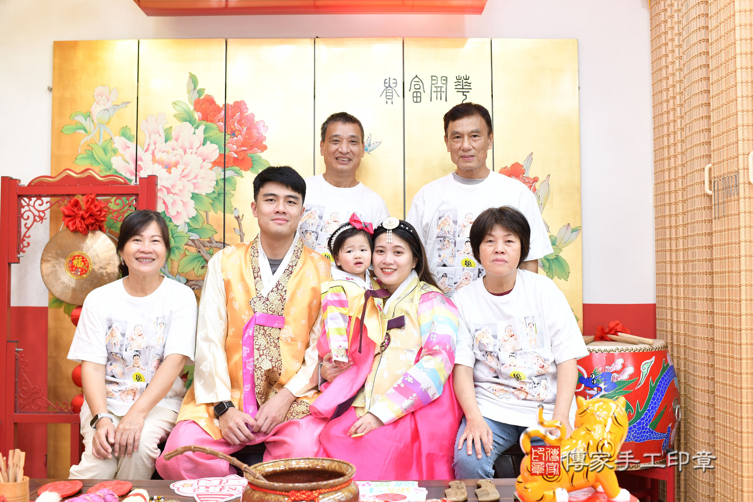 台北市大同區小茳寶寶抓周推薦：傳家台北店抓周度脺中國風會場，嬰兒古禮抓周流程儀式吉祥話、抓周道具物品24種、拍照。抓周證書。2024.11.16，照片4