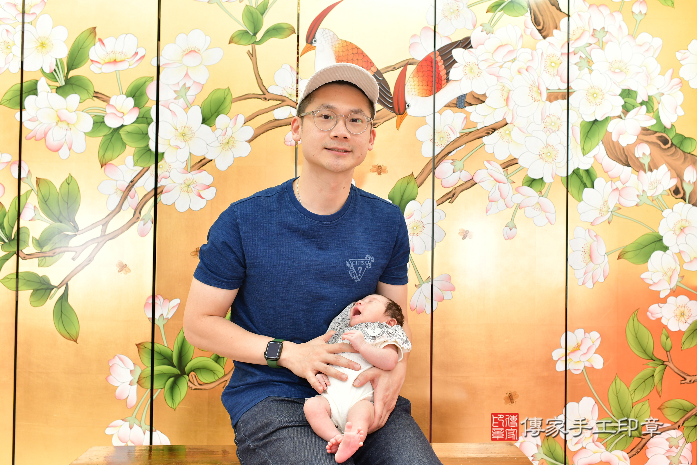 玥玥寶寶(台中市北區嬰兒寶寶滿月剃頭理髮、嬰兒剃胎毛儀式吉祥話)。中國風會場，爸媽寶貝穿「日中韓」古裝禮服。專業拍照、證書。★購買「臍帶章、肚臍章、胎毛筆刷印章」贈送：剃頭、收涎、抓周，三選一。2024.11.28，照片6