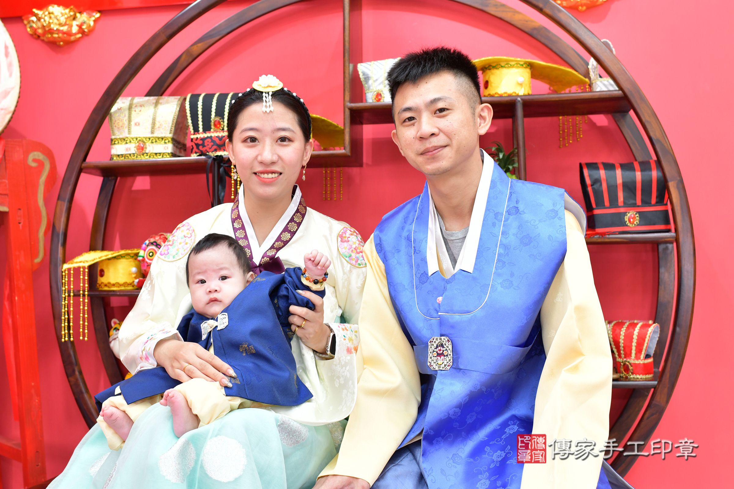 台中市北區小杰寶寶收涎推薦：傳家台中店收涎中國風會場，嬰兒古禮收涎收口水流程儀式、收涎吉祥話、收涎餅乾、收涎拍照。收涎證書。2024.11.4，照片3