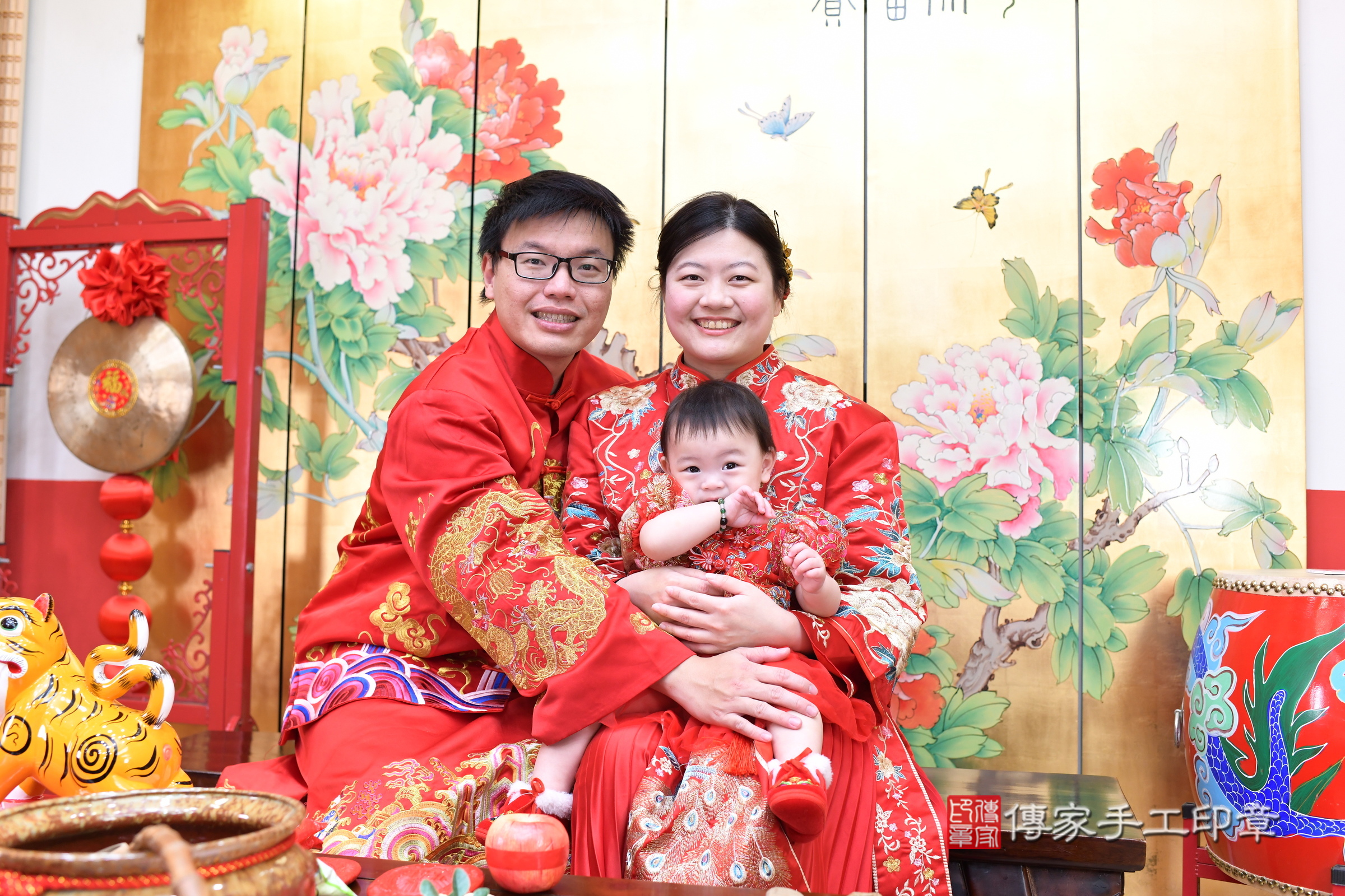 台北市大同區如如寶寶抓周推薦：傳家台北店抓周度脺中國風會場，嬰兒古禮抓周流程儀式吉祥話、抓周道具物品24種、拍照。抓周證書。2024.12.29，照片10