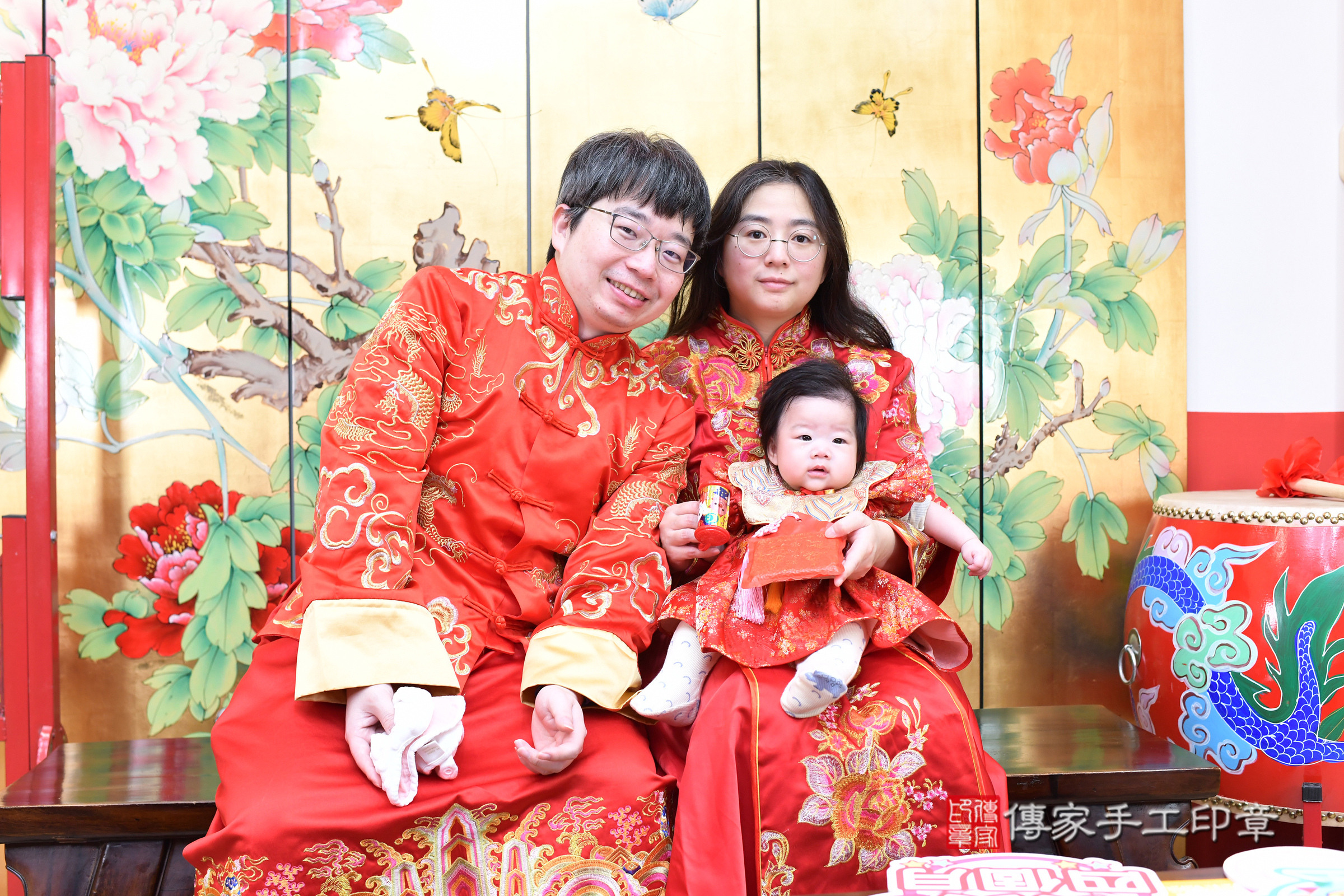 台北市大同區小杏寶寶收涎推薦：傳家台北店收涎中國風會場，嬰兒古禮收涎收口水流程儀式、收涎吉祥話、收涎餅乾、收涎拍照。收涎證書。2025.2.12，照片9