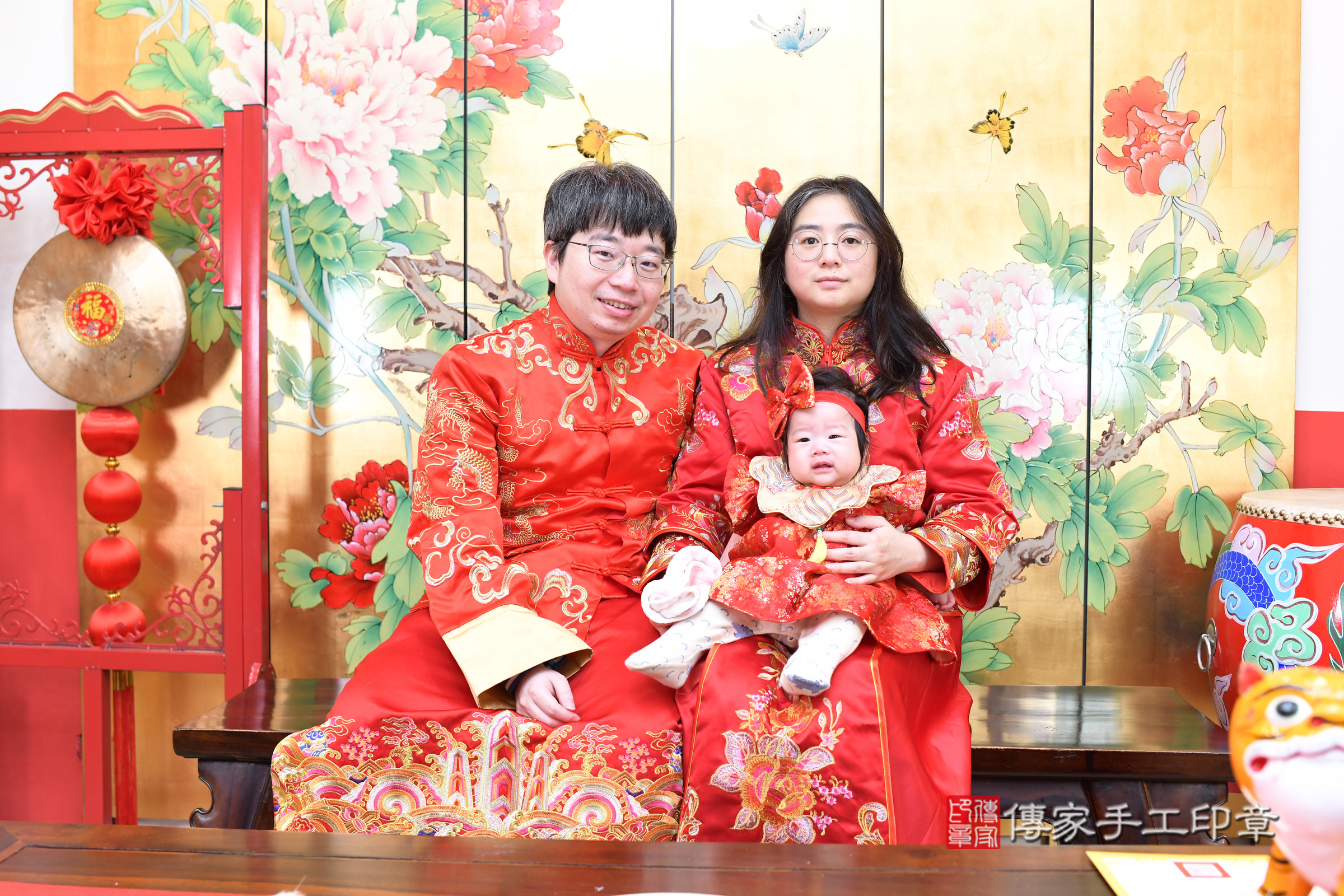 台北市大同區小杏寶寶收涎推薦：傳家台北店收涎中國風會場，嬰兒古禮收涎收口水流程儀式、收涎吉祥話、收涎餅乾、收涎拍照。收涎證書。2025.2.12，照片2