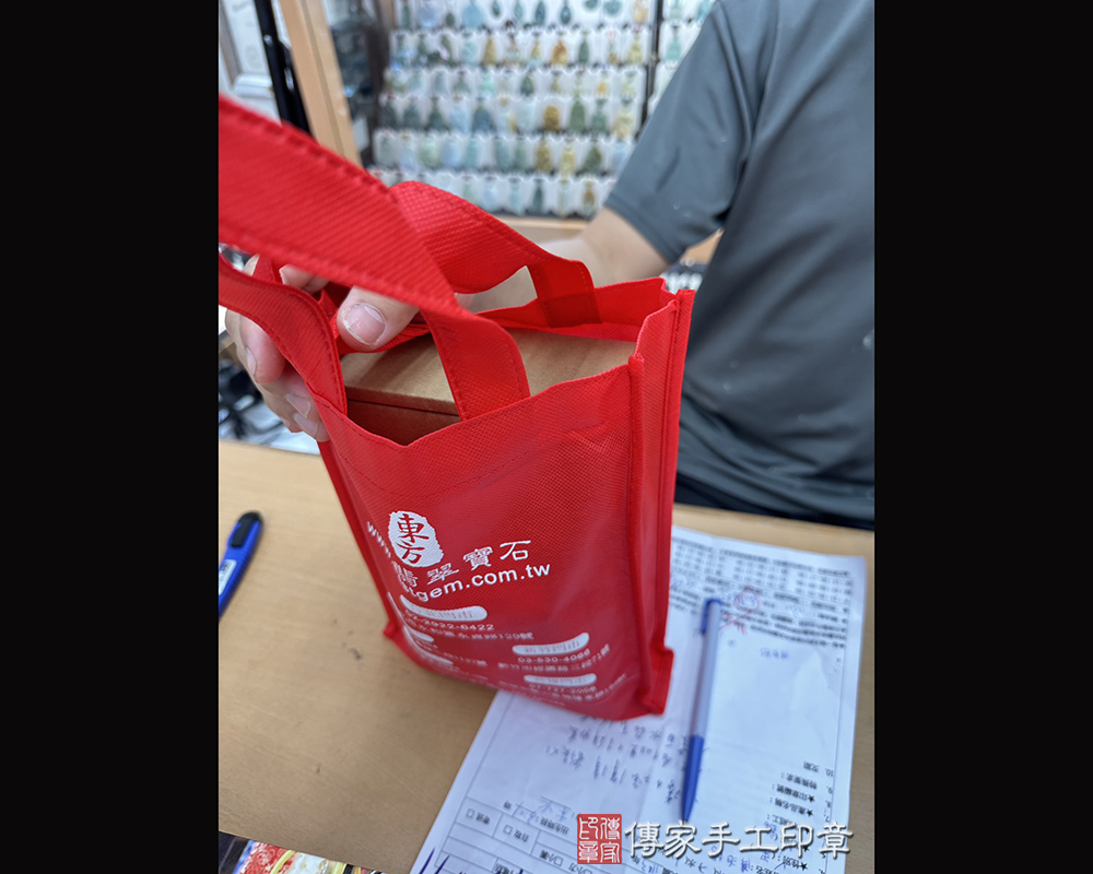 顧客滿意推薦：傳家嬰兒烤漆小三寶、白水晶臍帶印章、胎毛筆。桃園市觀音區-陳先生2025.03.13