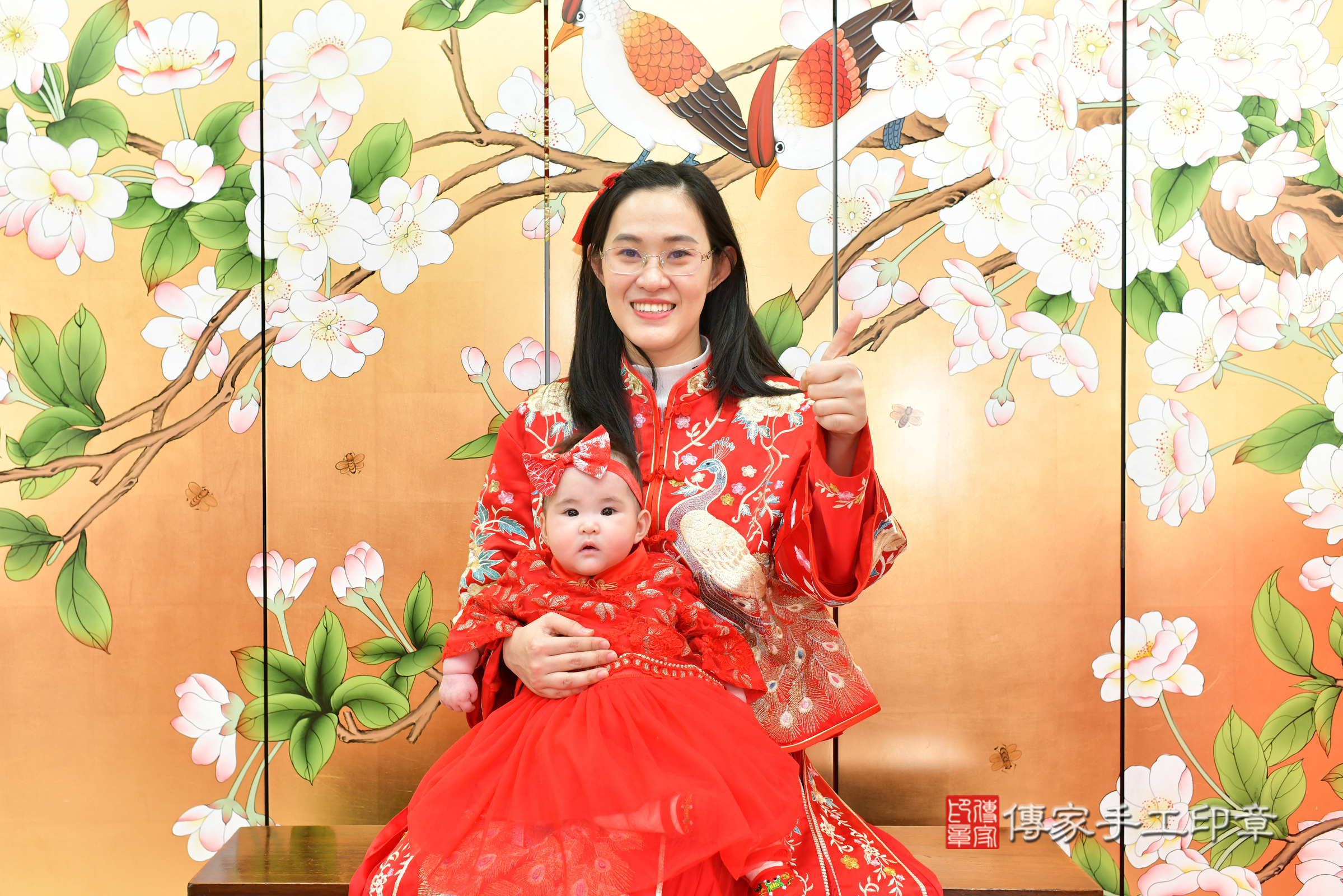 台中市北區彤彤寶寶收涎推薦：傳家台中店收涎中國風會場，嬰兒古禮收涎收口水流程儀式、收涎吉祥話、收涎餅乾、收涎拍照。收涎證書。2025.3.6，照片11
