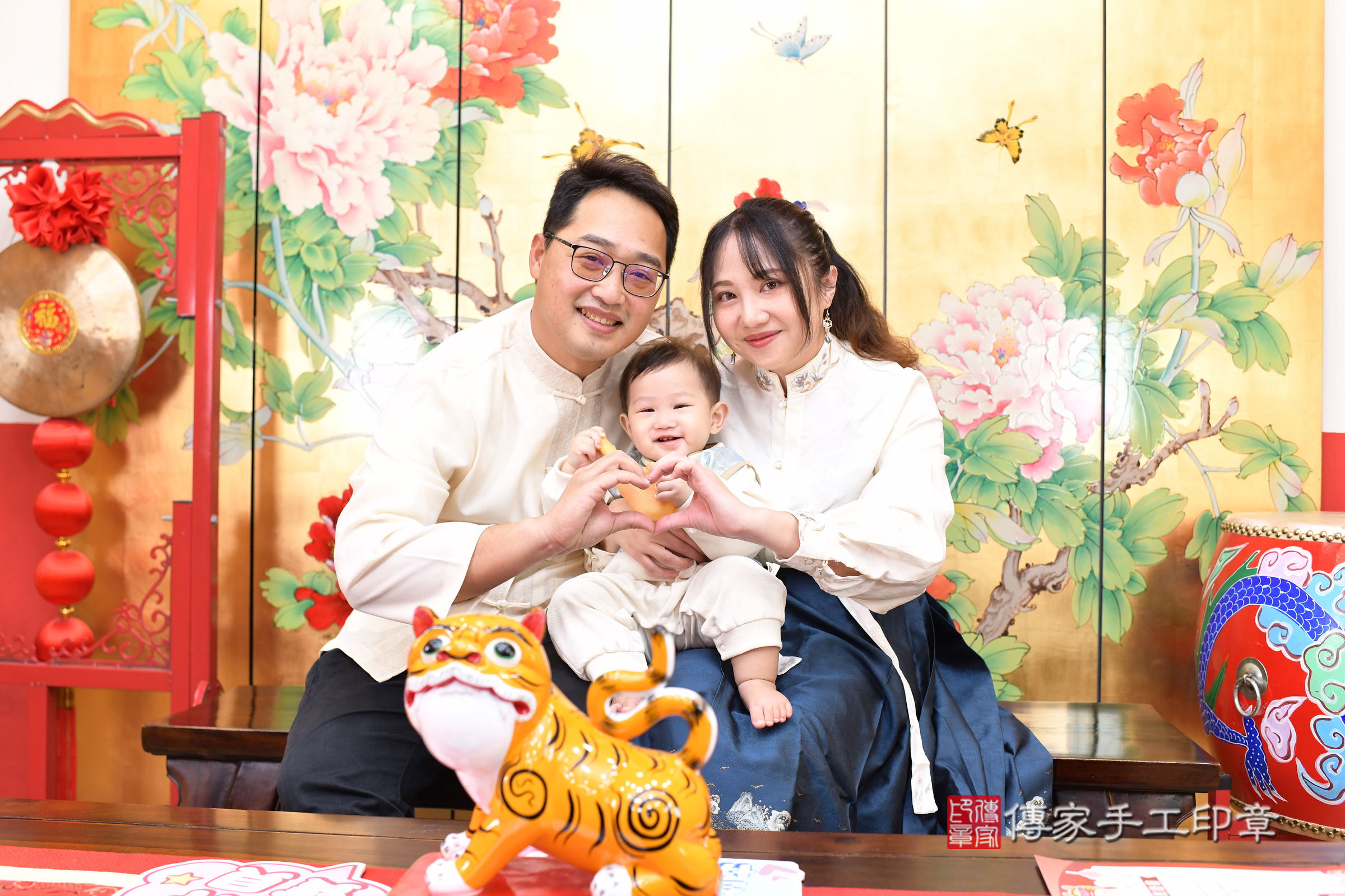 台北市大同區小澤寶寶抓周推薦：傳家台北店抓周度脺中國風會場，嬰兒古禮抓周流程儀式吉祥話、抓周道具物品24種、拍照。抓周證書。2025.2.27，照片4