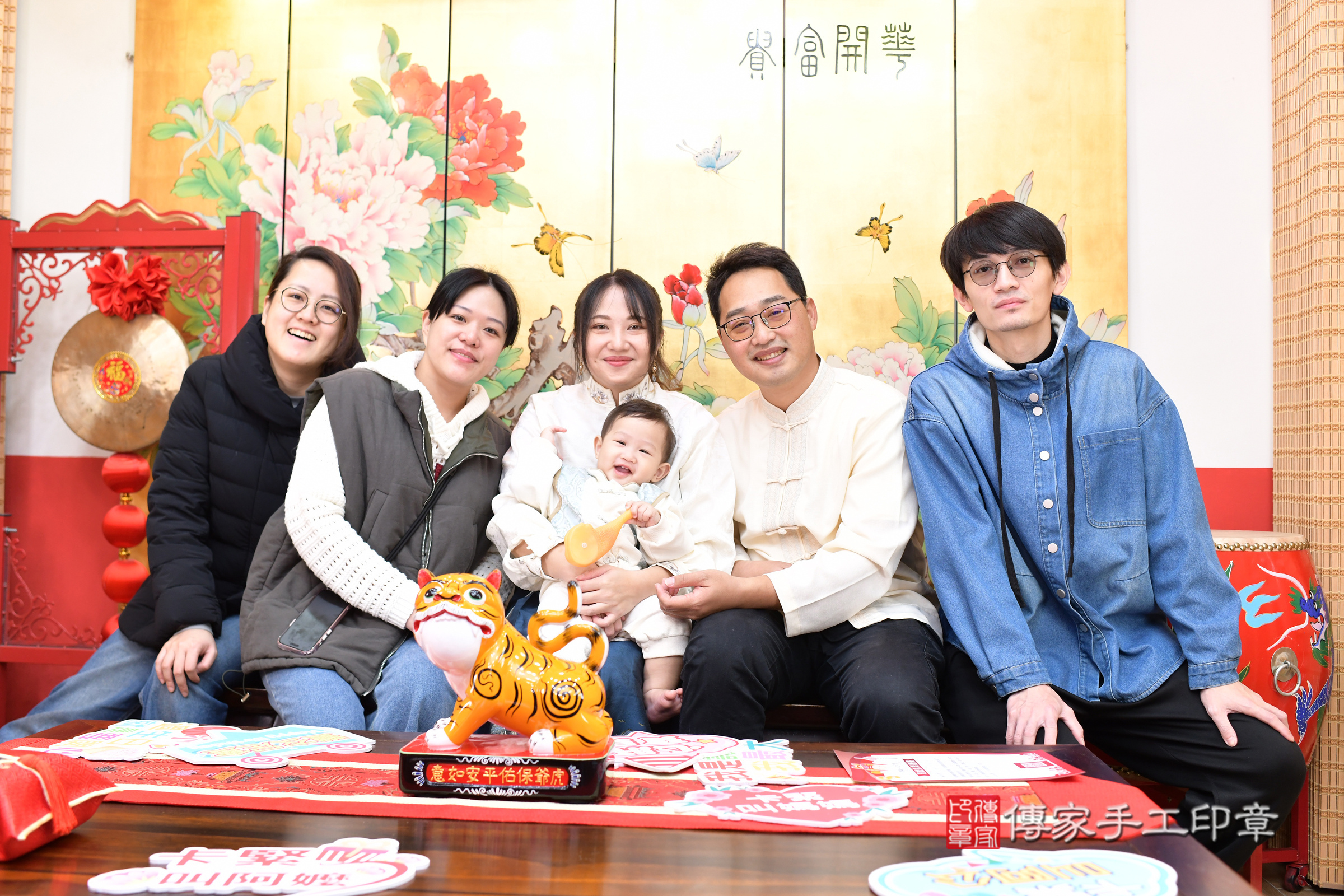 台北市大同區小澤寶寶抓周推薦：傳家台北店抓周度脺中國風會場，嬰兒古禮抓周流程儀式吉祥話、抓周道具物品24種、拍照。抓周證書。2025.2.27，照片11