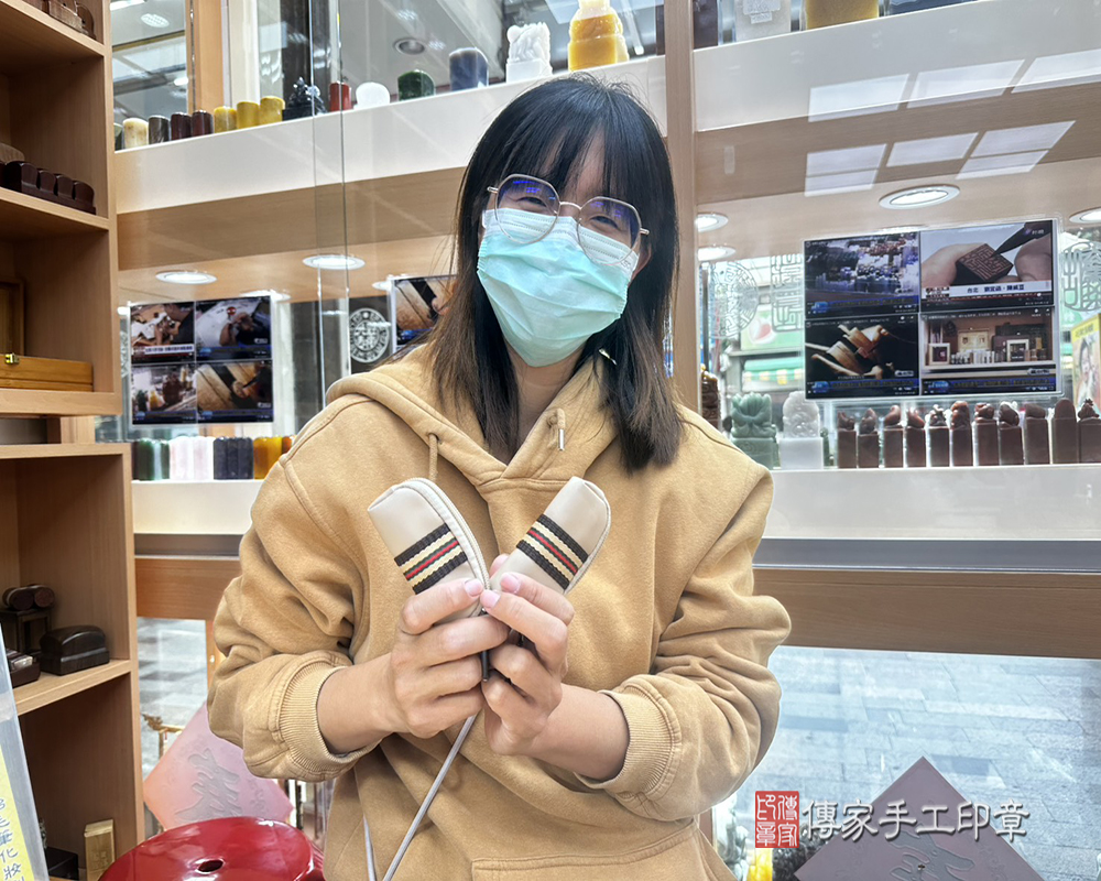顧客滿意推薦開運臍髮印章以及個人印章-台南市新化區-柯小姐2025.03.15