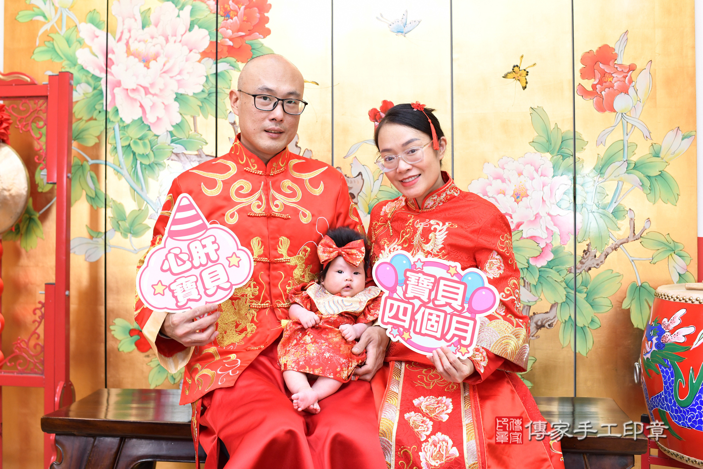 台北市大同區錂錂寶寶收涎推薦：傳家台北店收涎中國風會場，嬰兒古禮收涎收口水流程儀式、收涎吉祥話、收涎餅乾、收涎拍照。收涎證書。2025.3.11，照片17