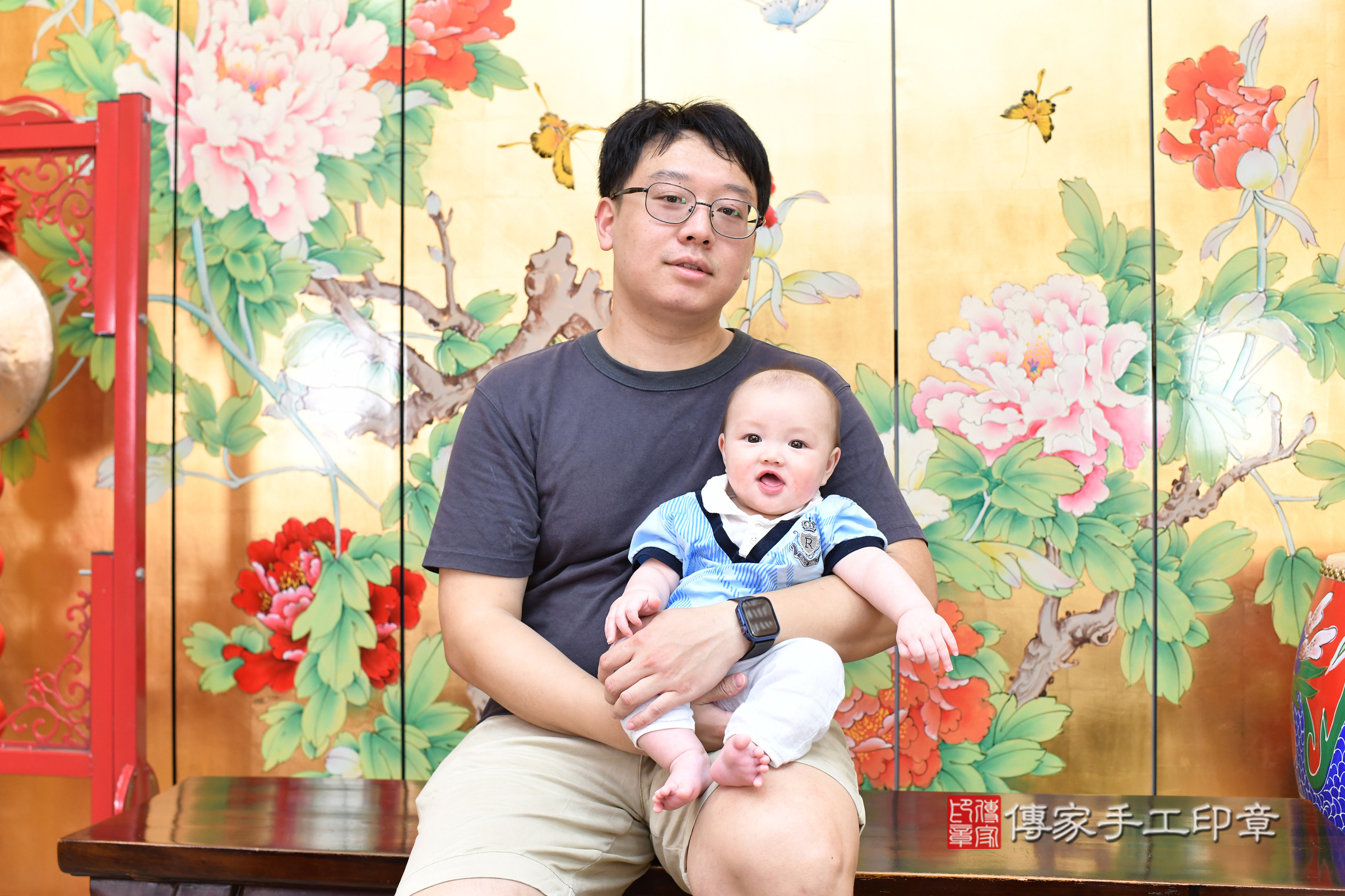 台北市大同區小承寶寶收涎推薦：傳家台北店收涎中國風會場，嬰兒古禮收涎收口水流程儀式、收涎吉祥話、收涎餅乾、收涎拍照。收涎證書。2025.4.18，照片4